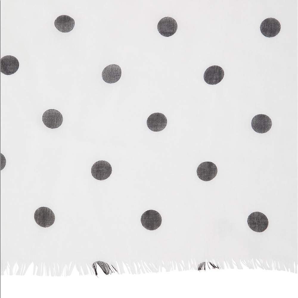Polka Dot Oblong Scarf - Picture 3 of 3